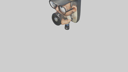 Cartoon Bus Driver model 3D model
