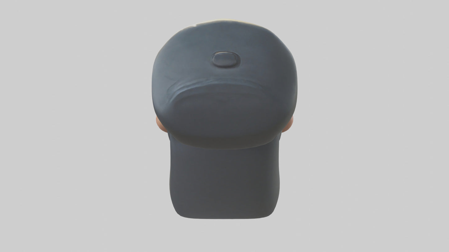 Cartoon Bus Driver model 3D model