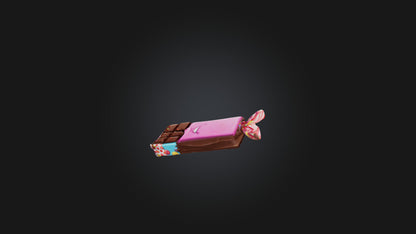 Cartoon Candy Bar 3D model