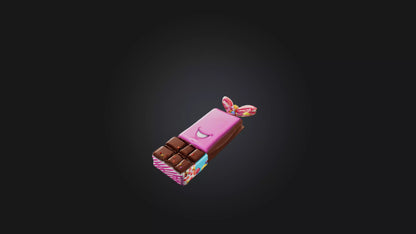 Cartoon Candy Bar 3D model