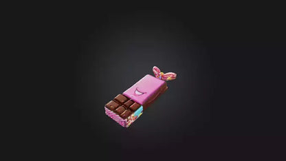 Cartoon Candy Bar 3D model