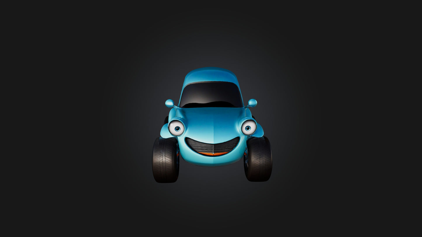 Cartoon Car 3D model