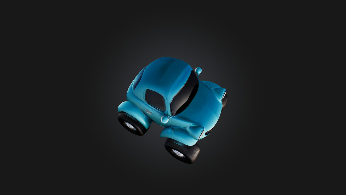 Cartoon Car 3D model