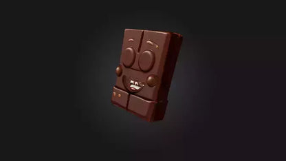 Cartoon Chocolate Bar 3D model
