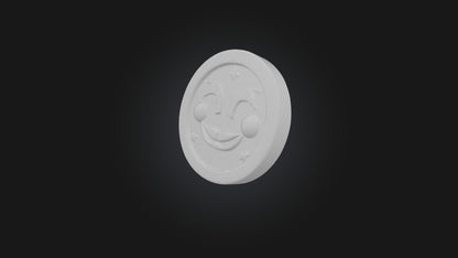 Cartoon Coin 3D model