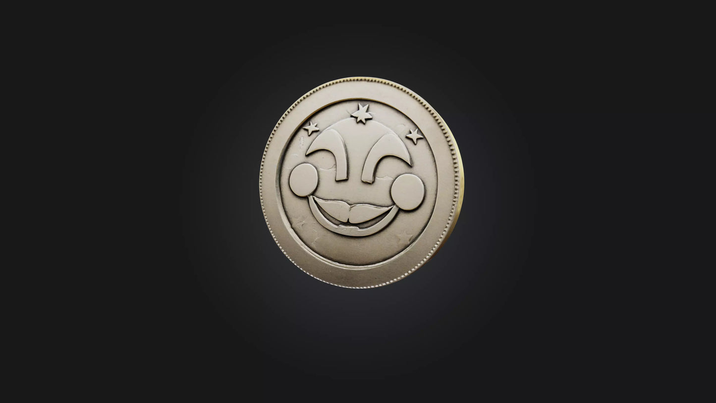 Cartoon Coin 3D model