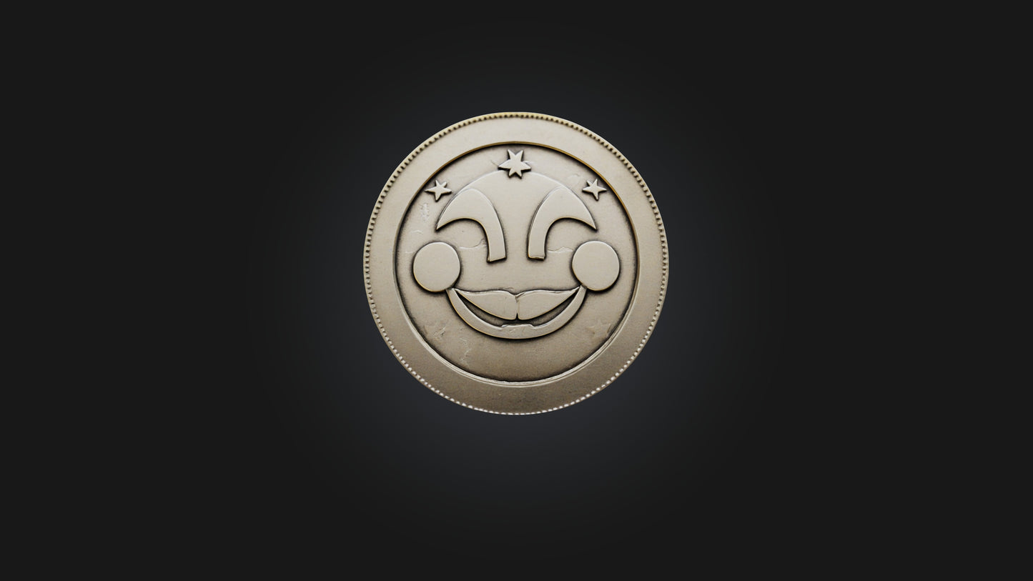 Cartoon Coin 3D model