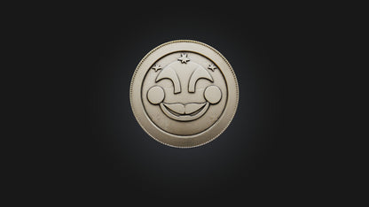 Cartoon Coin 3D model