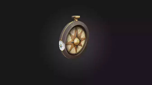 Cartoon Compass 3D model