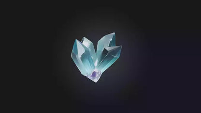 Cartoon Crystal Shard 3D model