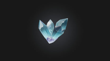 Cartoon Crystal Shard 3D model