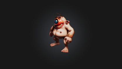 Cartoon Cyclops 3D model