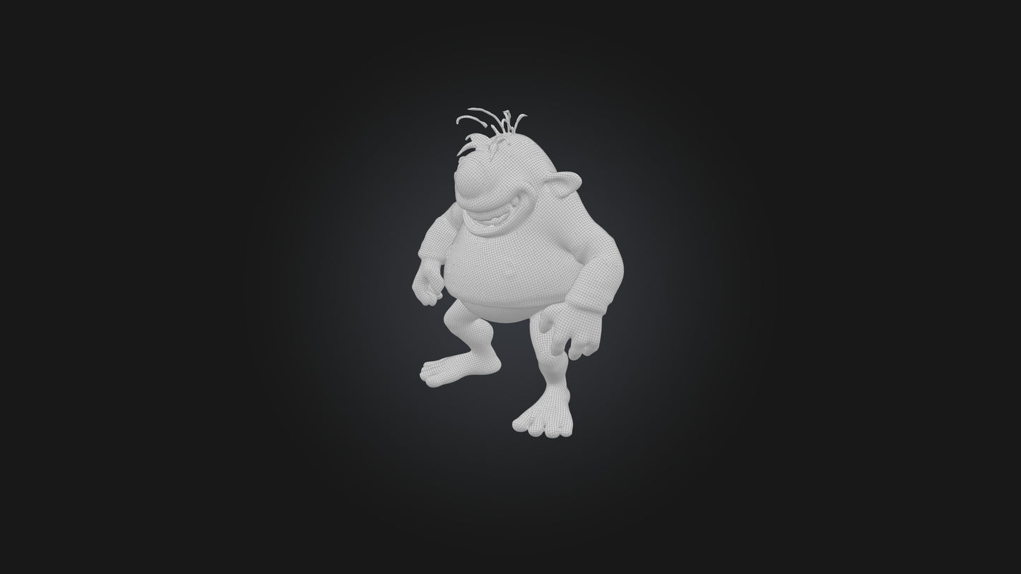 Cartoon Cyclops 3D model