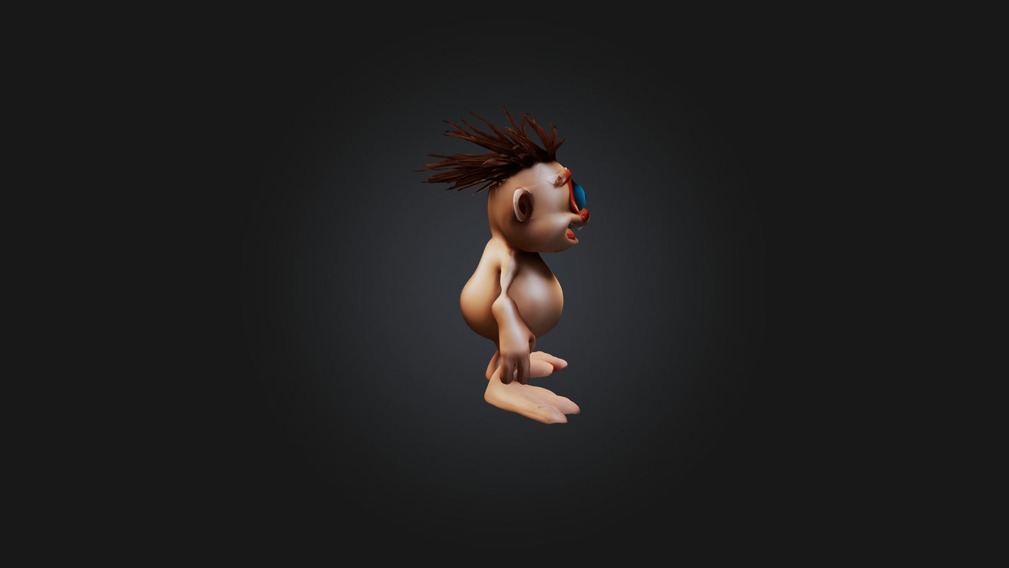 Cartoon Cyclops Model 3D model