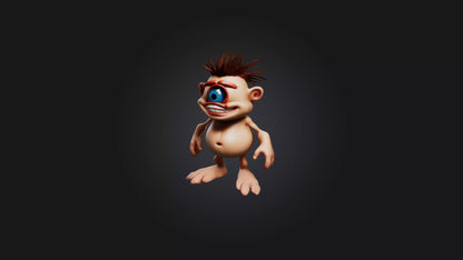 Cartoon Cyclops Model 3D model