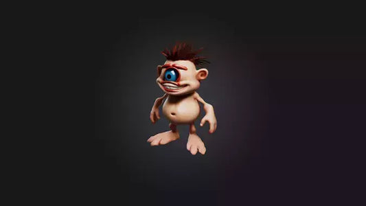 Cartoon Cyclops Model 3D model