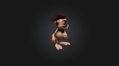 Cartoon Cyclops Model 3D model