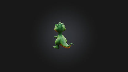 Cartoon Dinosaur 3D model