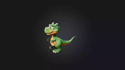 Cartoon Dinosaur 3D model