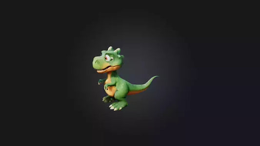 Cartoon Dinosaur 3D model