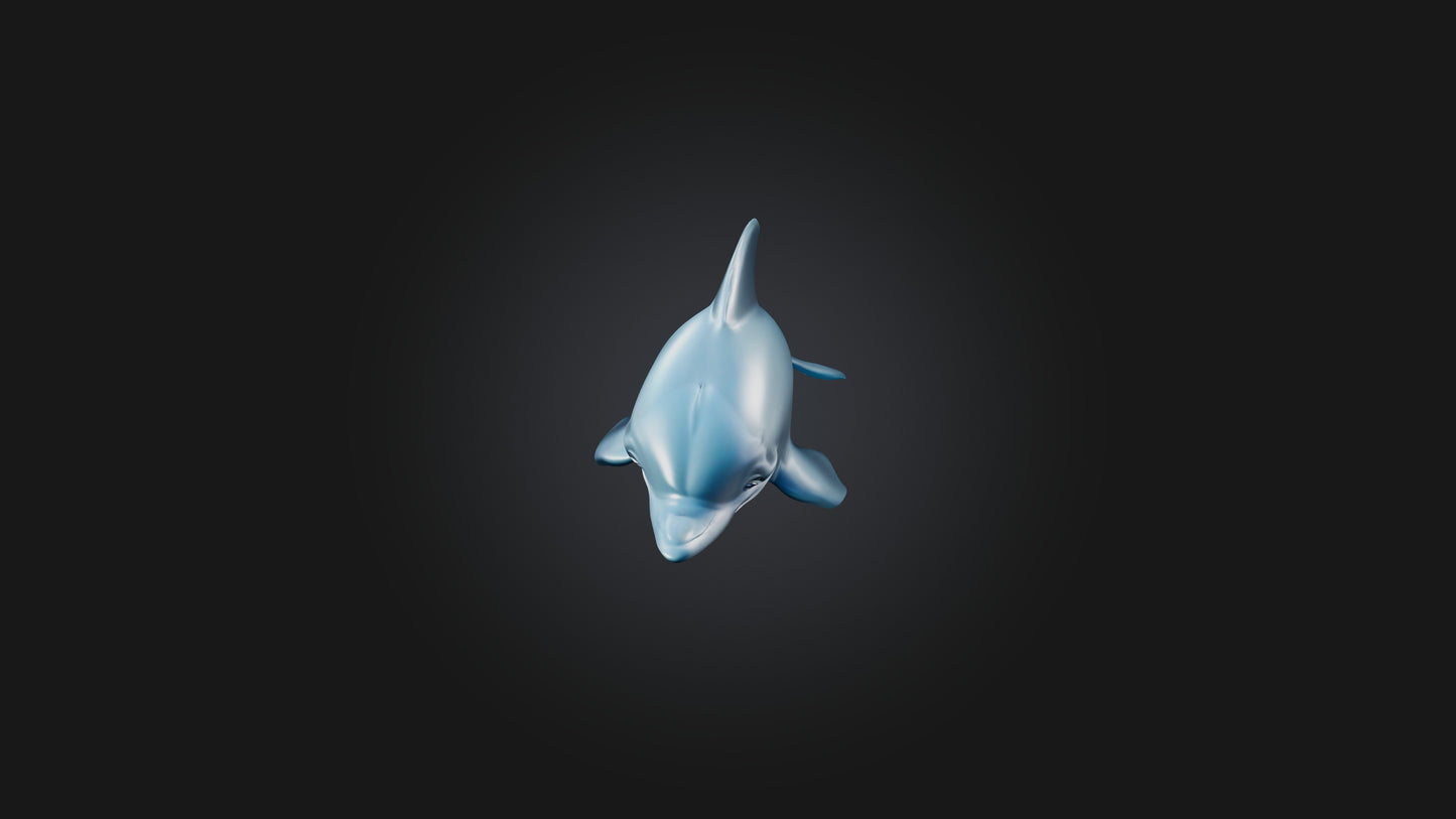 Cartoon Dolphin 3D model
