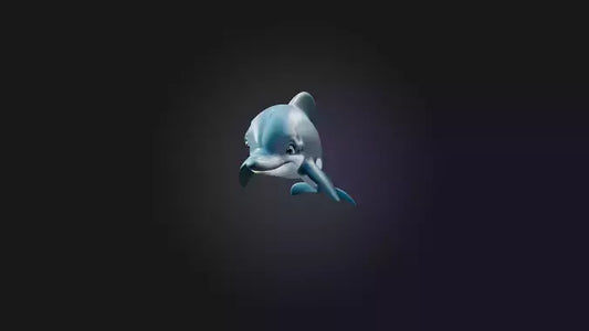 Cartoon Dolphin 3D model