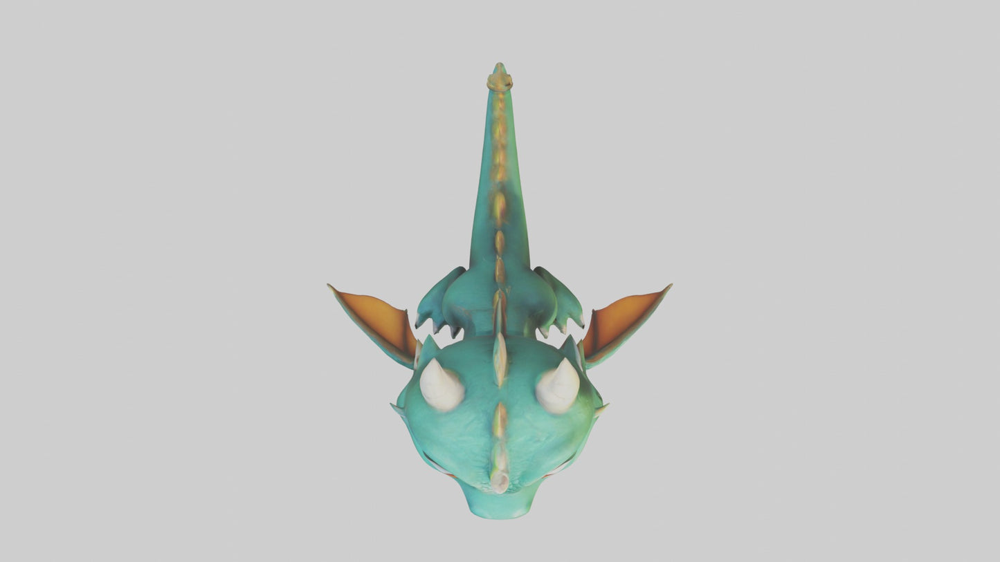 3D model Cartoon Dragon 1 VR / AR / low-poly