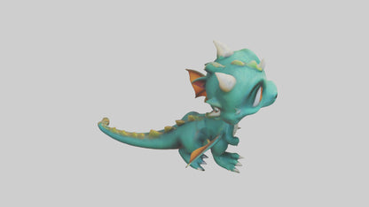 3D model Cartoon Dragon 1 VR / AR / low-poly