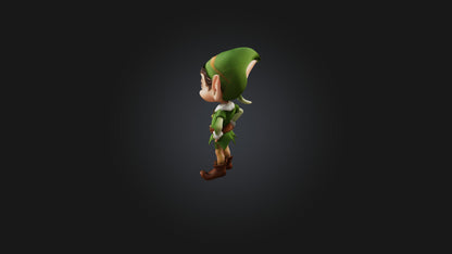 Cartoon Elf 3D model