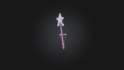 3D model Cartoon Fairy Wand VR / AR / low-poly