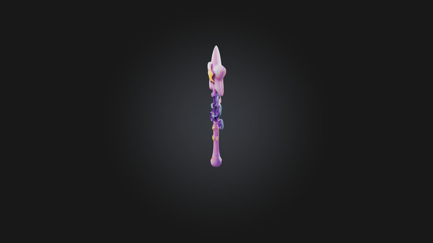 Cartoon Fairy Wand 3D model