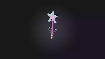 3D model Cartoon Fairy Wand VR / AR / low-poly
