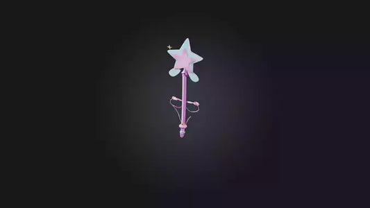 3D model Cartoon Fairy Wand VR / AR / low-poly