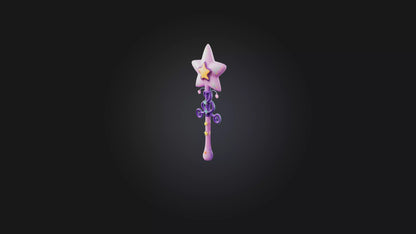 Cartoon Fairy Wand 3D model