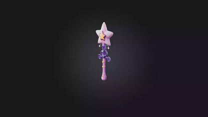 Cartoon Fairy Wand 3D model