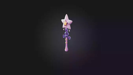 Cartoon Fairy Wand 3D model