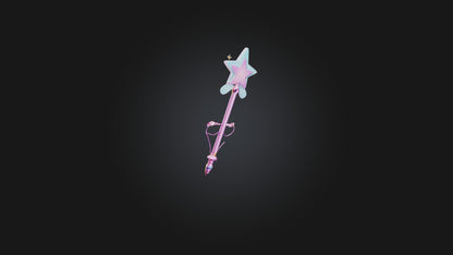 3D model Cartoon Fairy Wand VR / AR / low-poly