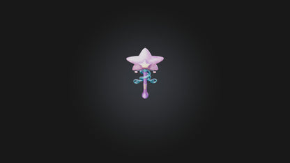 Cartoon Fairy Wand 3D model