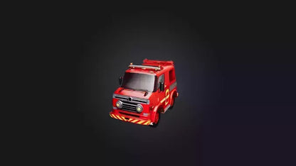 Cartoon Fire Engine 3D model