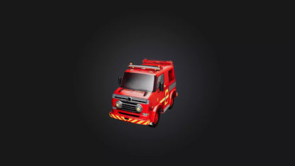 Cartoon Fire Engine 3D model