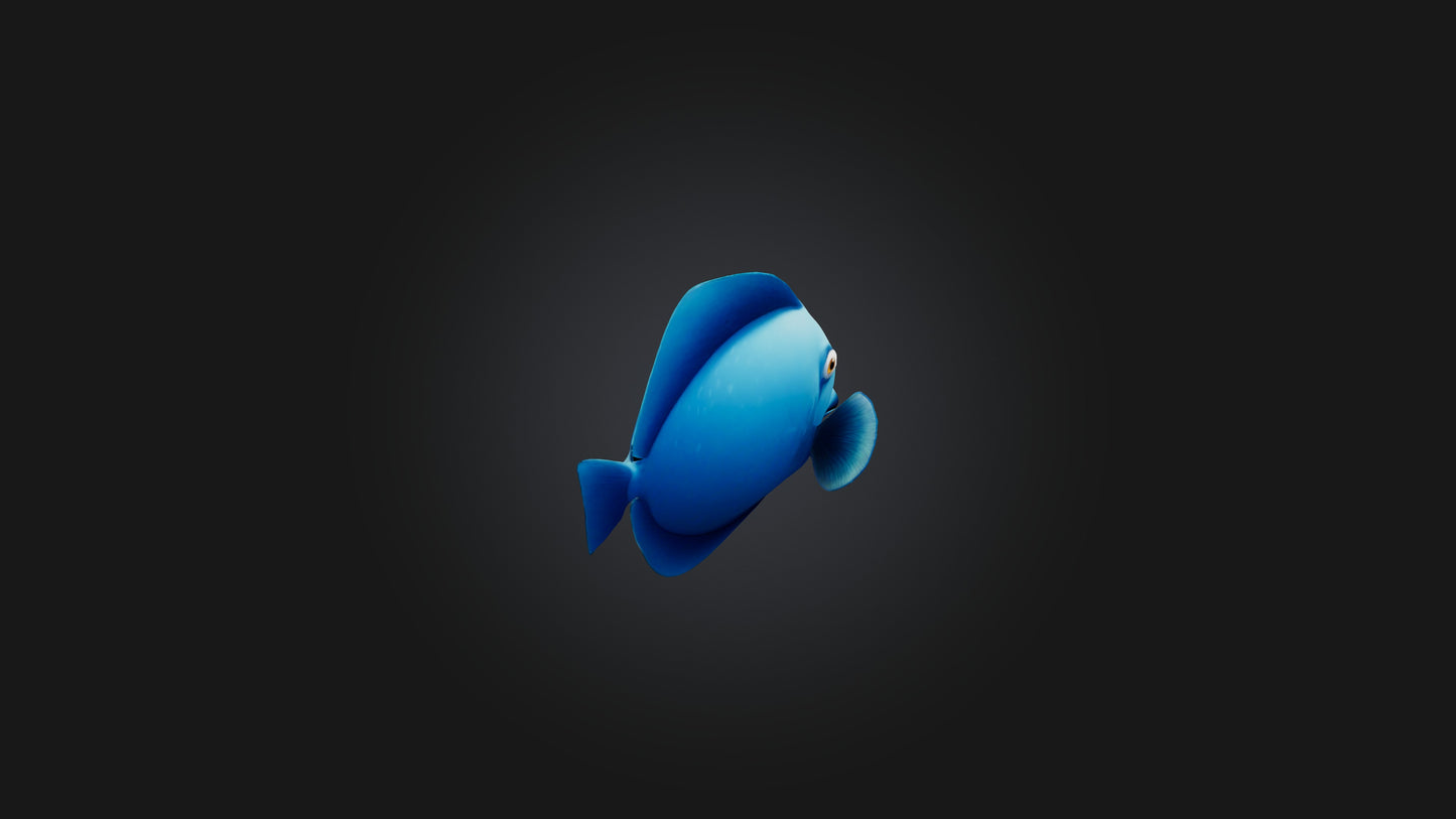 Cartoon Fish 3D model
