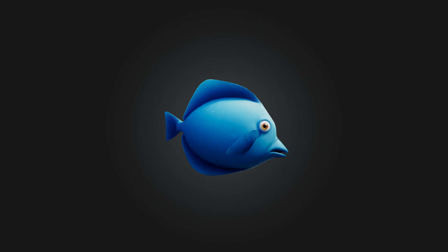 Cartoon Fish 3D model