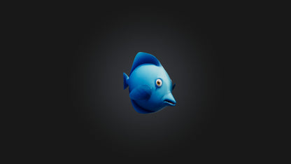 Cartoon Fish 3D model