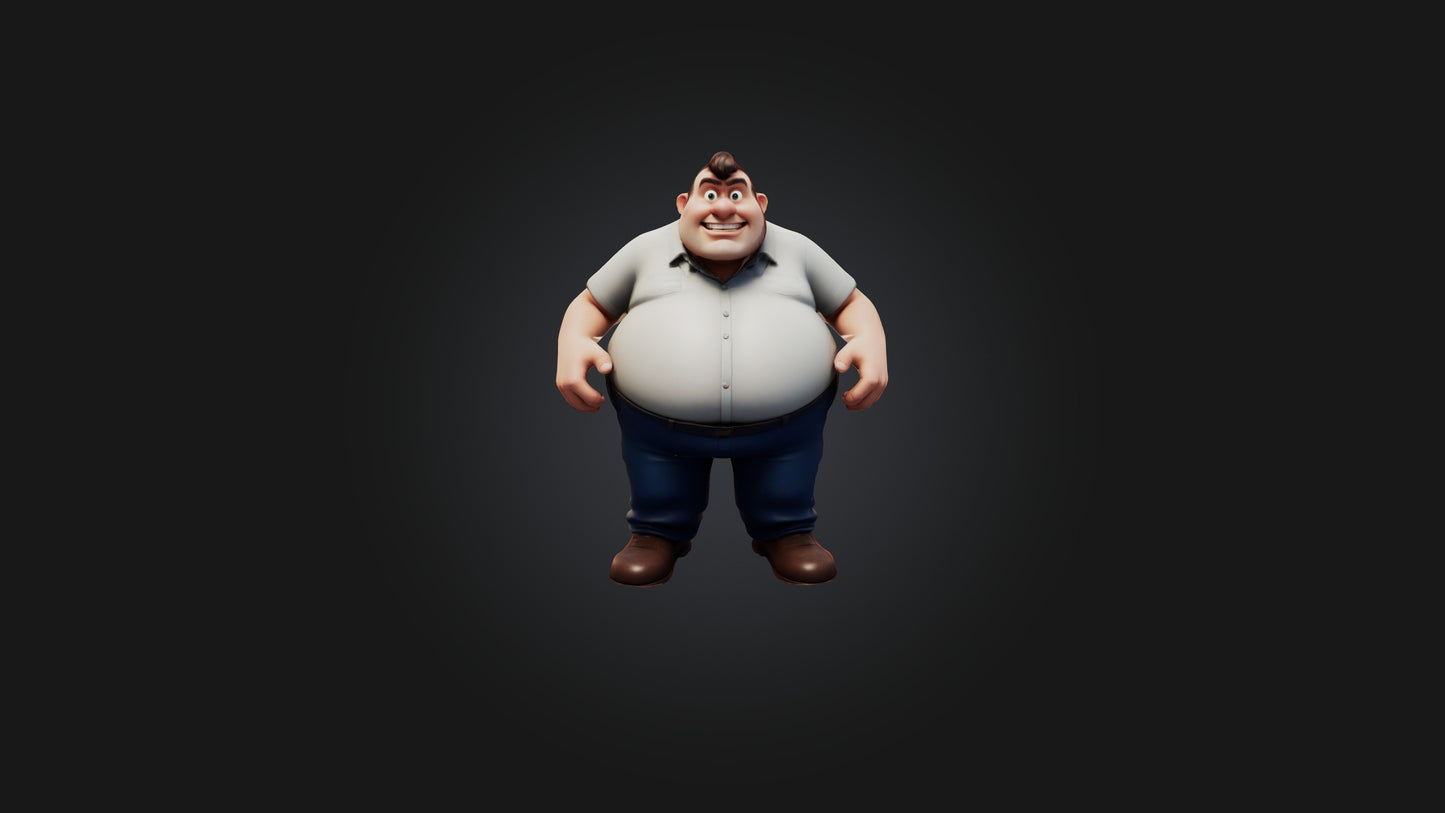 Cartoon Giant 3D model