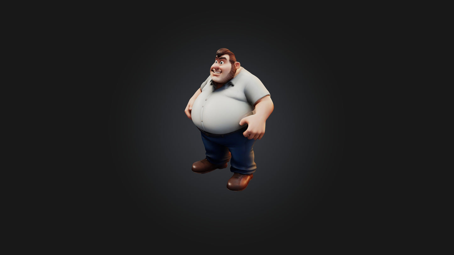 Cartoon Giant 3D model