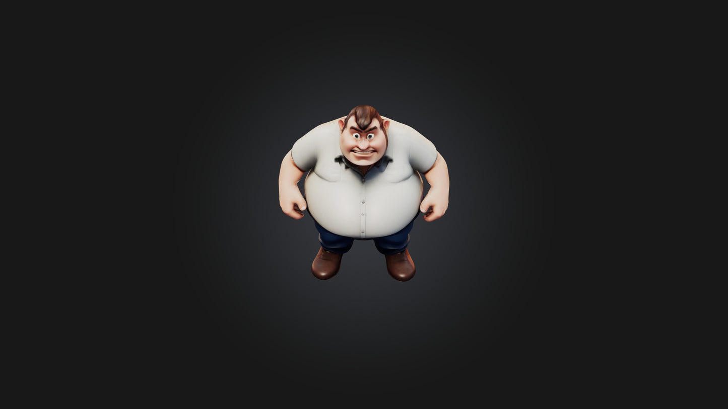 Cartoon Giant 3D model