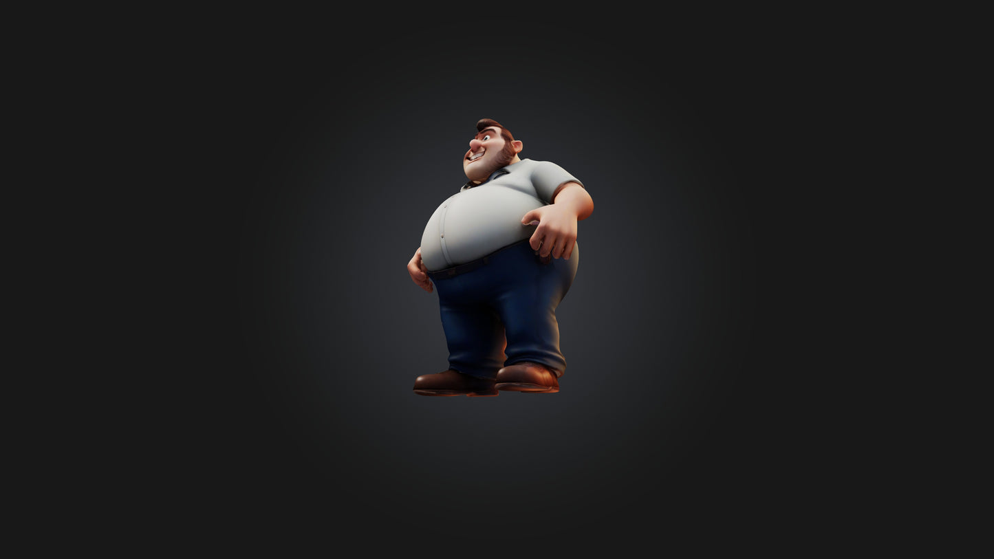 Cartoon Giant 3D model