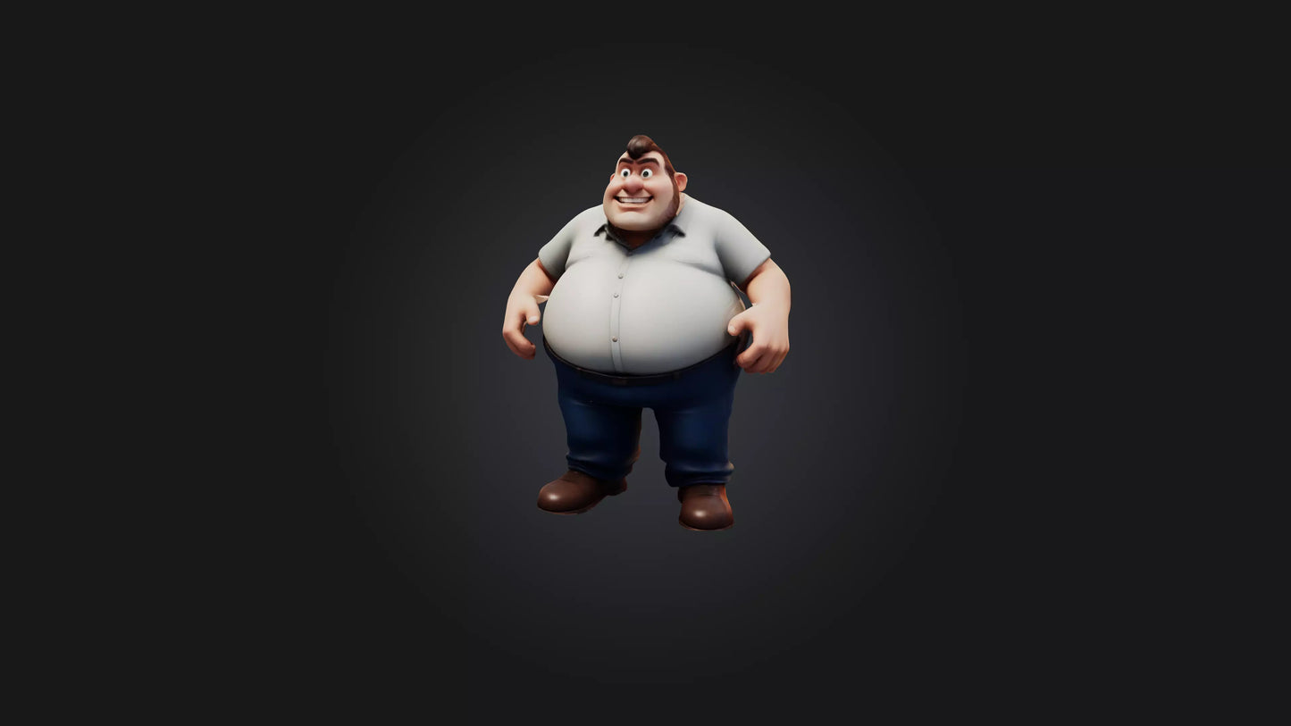 Cartoon Giant 3D model