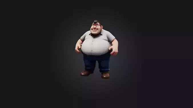 Cartoon Giant 3D model