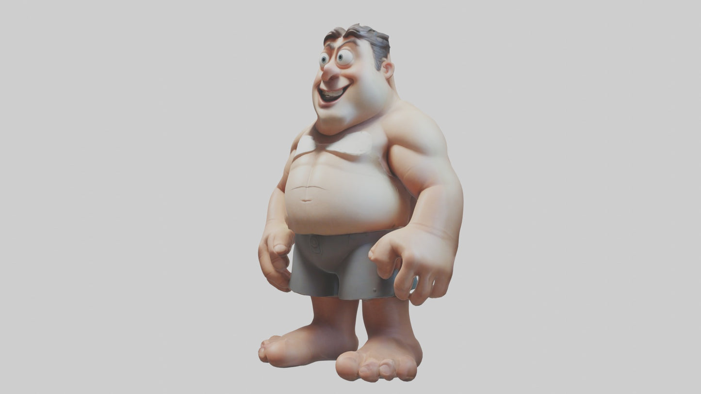 3D model Cartoon Giant Model 1 VR / AR / low-poly